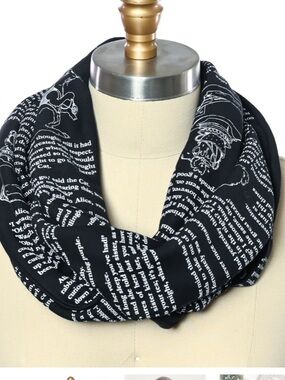 ALICE IN WONDERLAND
BOOK SCARF
